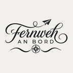Wohnmobil-Aufkleber „Fernweh an Bord“, Motiv